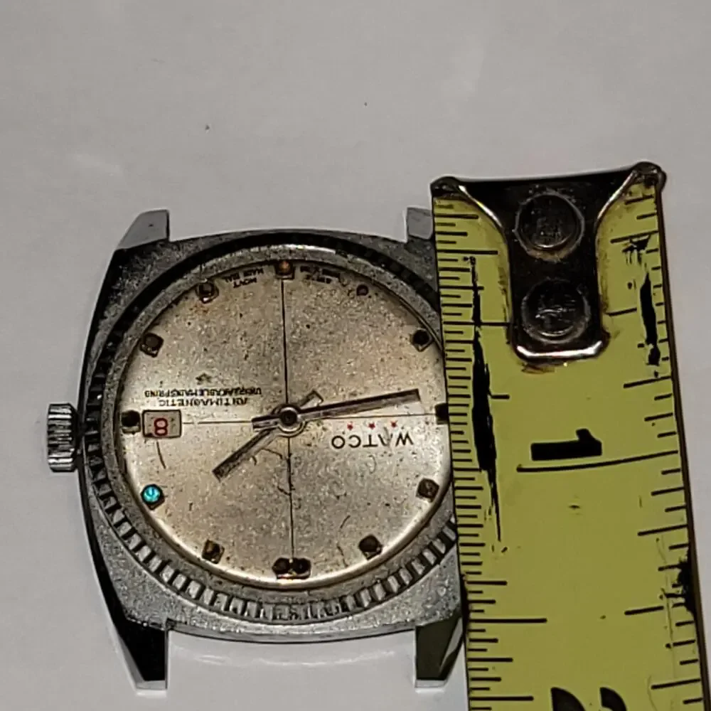 WATCO Parts watch steampunk no besel art and crafts silver